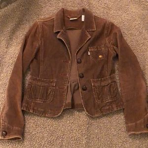 Levi’s Cropped & Fitted Corduroy Jacket